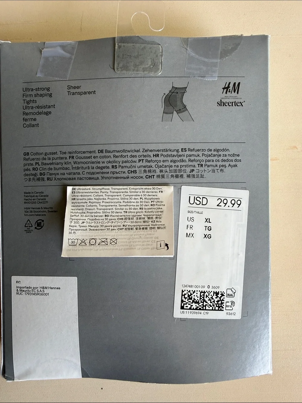 Sheertex Firm Shaping tights